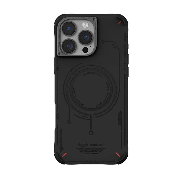 SkinArma iPhone 16 Pro Max Mecha MagSafe Case | Black SkinArma iPhone 16 Pro Max Mecha MagSafe Case | Black
